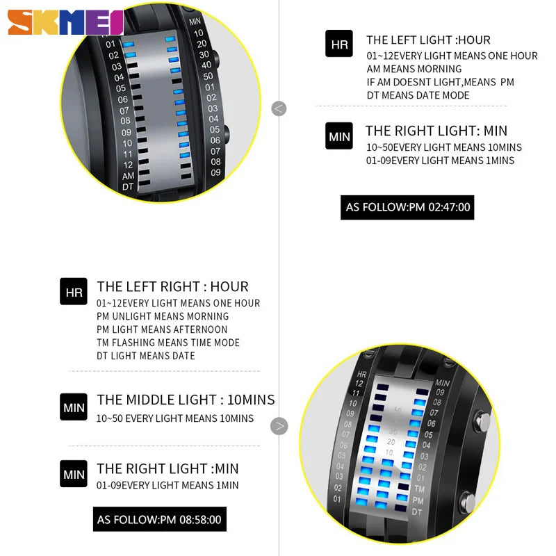 Stainless Steel Digital Sport Watch 0926