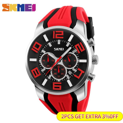 Quartz Men Casual Wristwatches 9128 - SKMEI