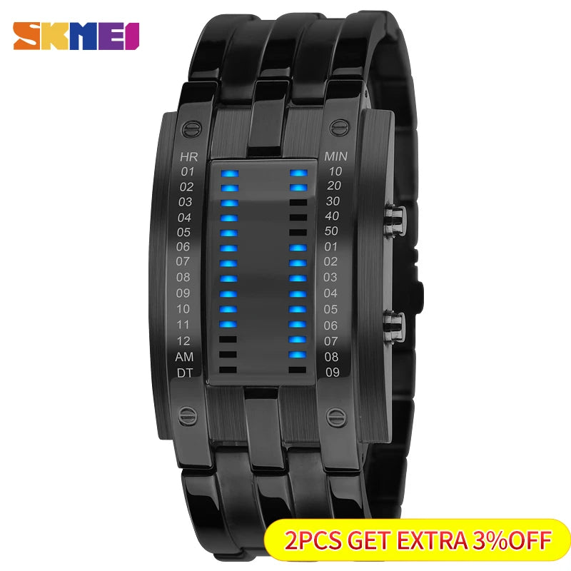 Stainless Steel Digital Sport Watch 0926