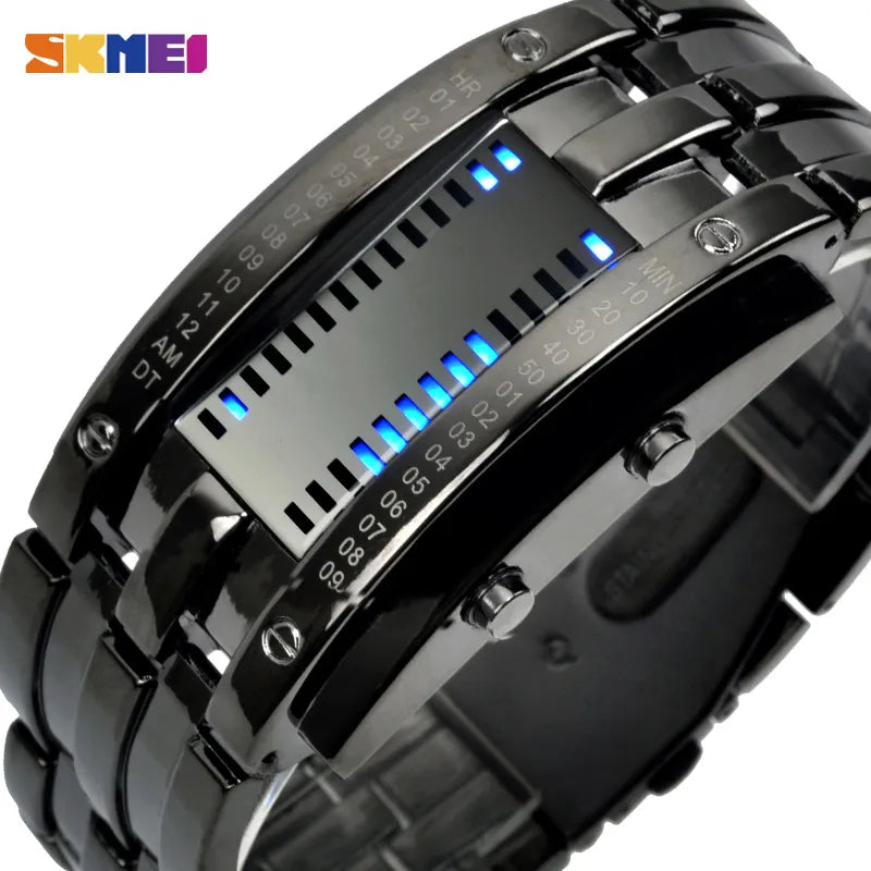 Stainless Steel Digital Sport Watch 0926